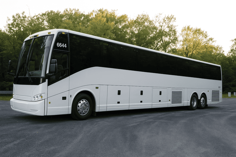 exterior of Ypsilanti Charter Bus coach bus