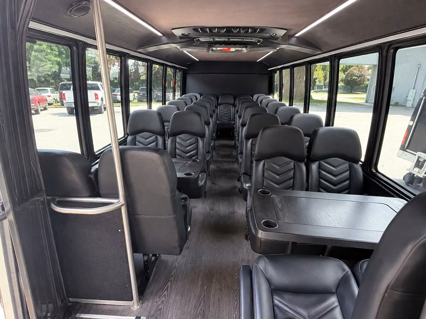 20 passenger minibus interior