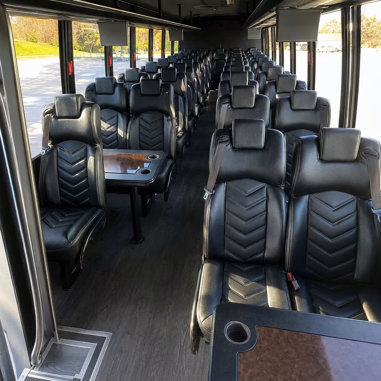 25 passenger minibus inside