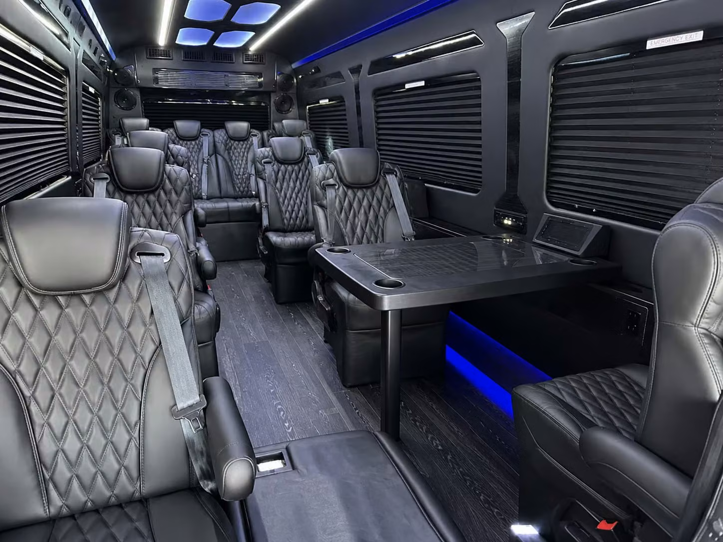 sprinter van with driver interior