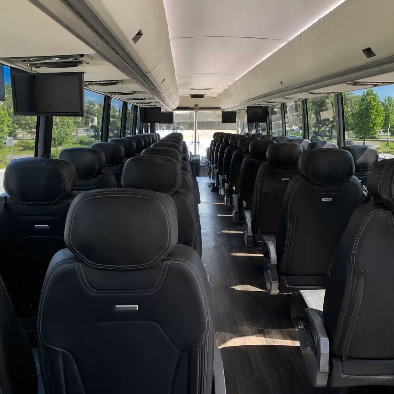 ypsilanti charter bus interior
