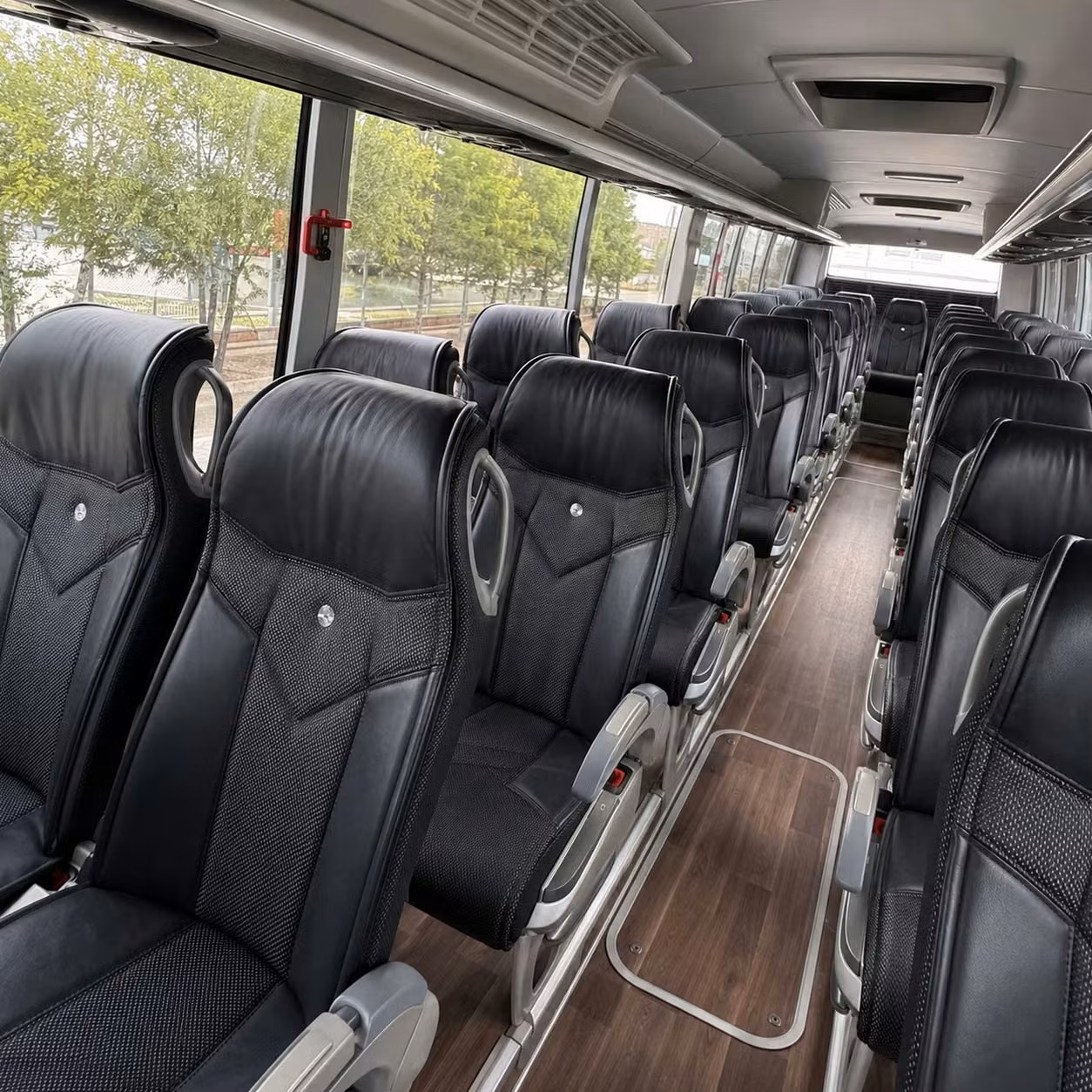 ypsilanti charter bus rental interior